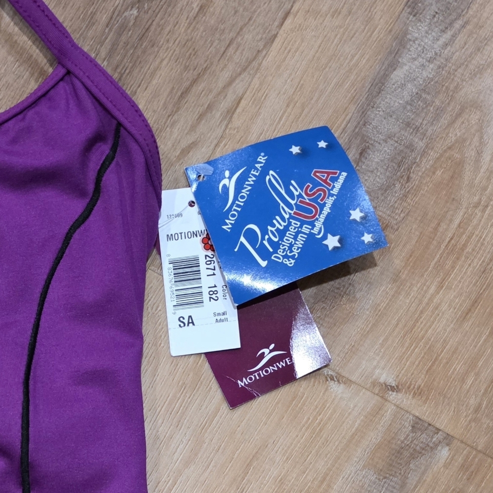 Motionwear Purple Leotard - Small  (010) - Picture 2 of 3